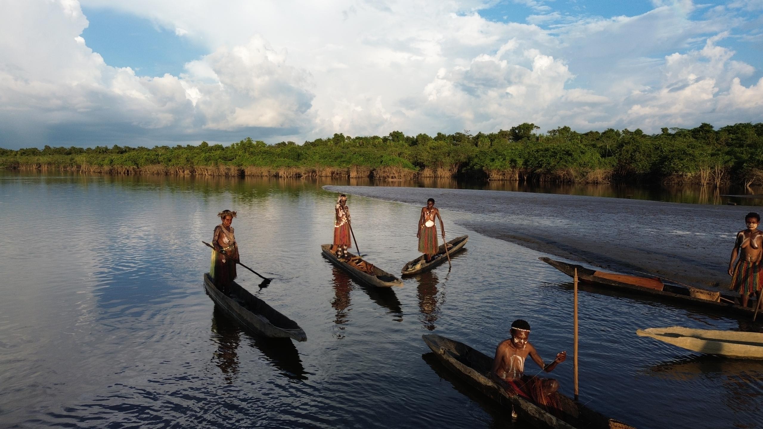 Karawari Villagers Explore the Karawari people of Papua New Guinea, known for their haus tambarans, sacred kamanggabi hooks, and centuries-old cultural traditions in the Sepik floodplains.